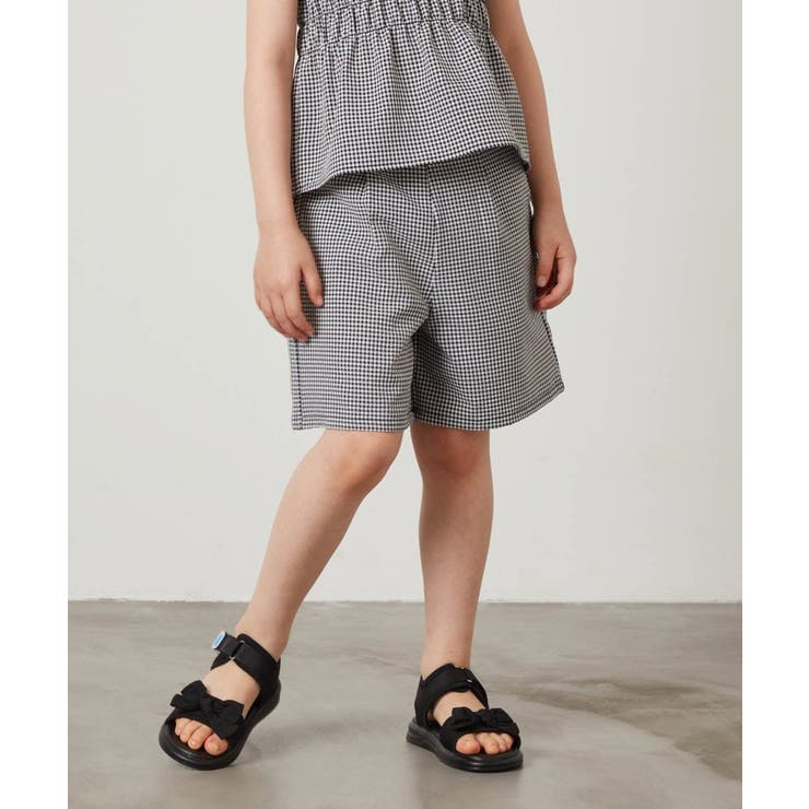 [100-130]【セットアップ対応】タックショートパンツ | a.v.v【KIDS】 | 詳細画像1 