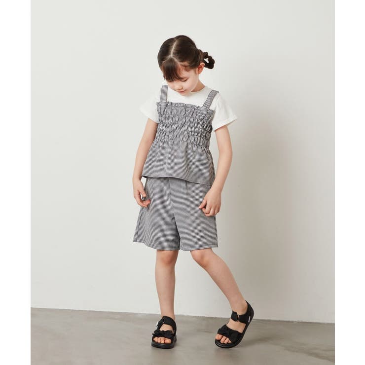 [100-130]【セットアップ対応】タックショートパンツ | a.v.v【KIDS】 | 詳細画像12 