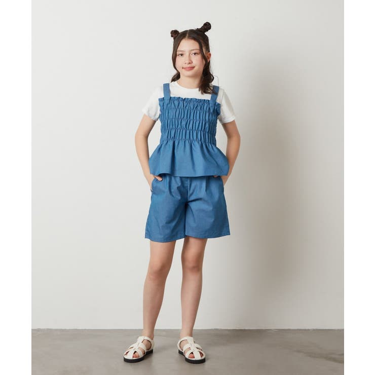 [100-130]【セットアップ対応】タックショートパンツ | a.v.v【KIDS】 | 詳細画像26 