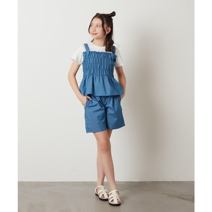 [100-130]【セットアップ対応】タックショートパンツ | a.v.v【KIDS】 | 詳細画像27 