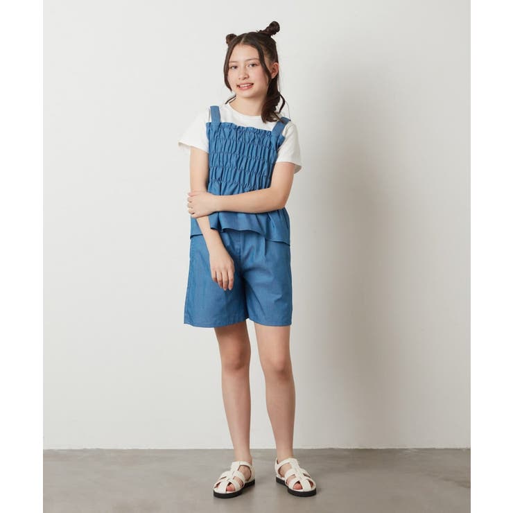 [100-130]【セットアップ対応】タックショートパンツ | a.v.v【KIDS】 | 詳細画像28 