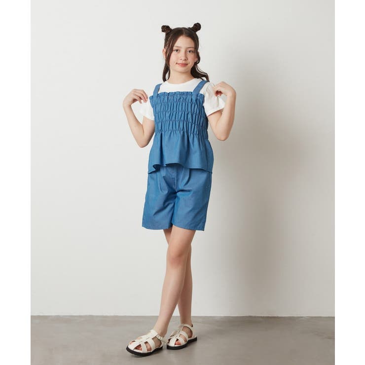 [100-130]【セットアップ対応】タックショートパンツ | a.v.v【KIDS】 | 詳細画像29 