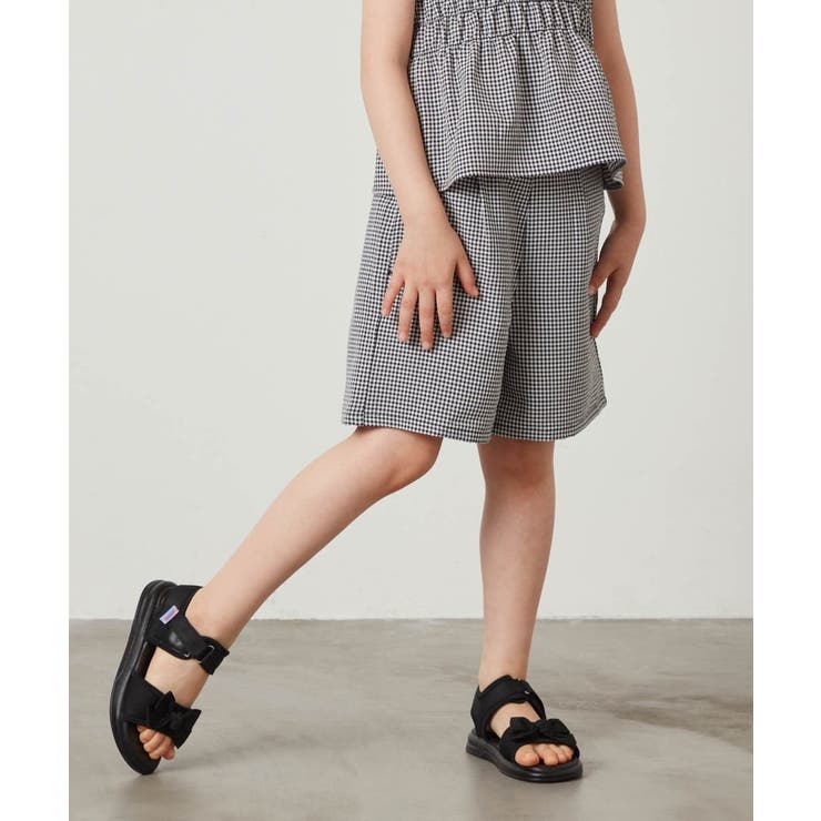 [100-130]【セットアップ対応】タックショートパンツ | a.v.v【KIDS】 | 詳細画像9 