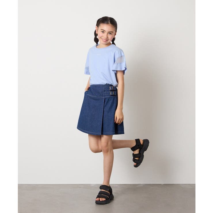 [110-130]【接触冷感/ジメジメ対策】サイドベルトキュロット | a.v.v【KIDS】 | 詳細画像17 