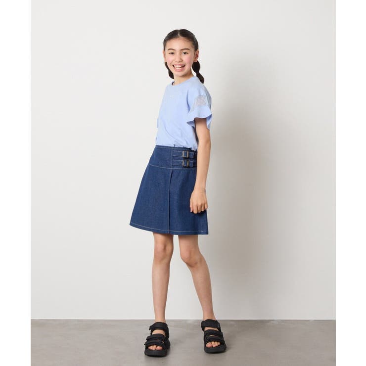 [110-130]【接触冷感/ジメジメ対策】サイドベルトキュロット | a.v.v【KIDS】 | 詳細画像20 