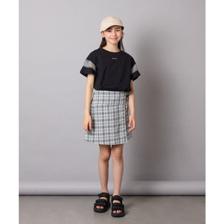 [110-130]【接触冷感/ジメジメ対策】サイドベルトキュロット | a.v.v【KIDS】 | 詳細画像30 