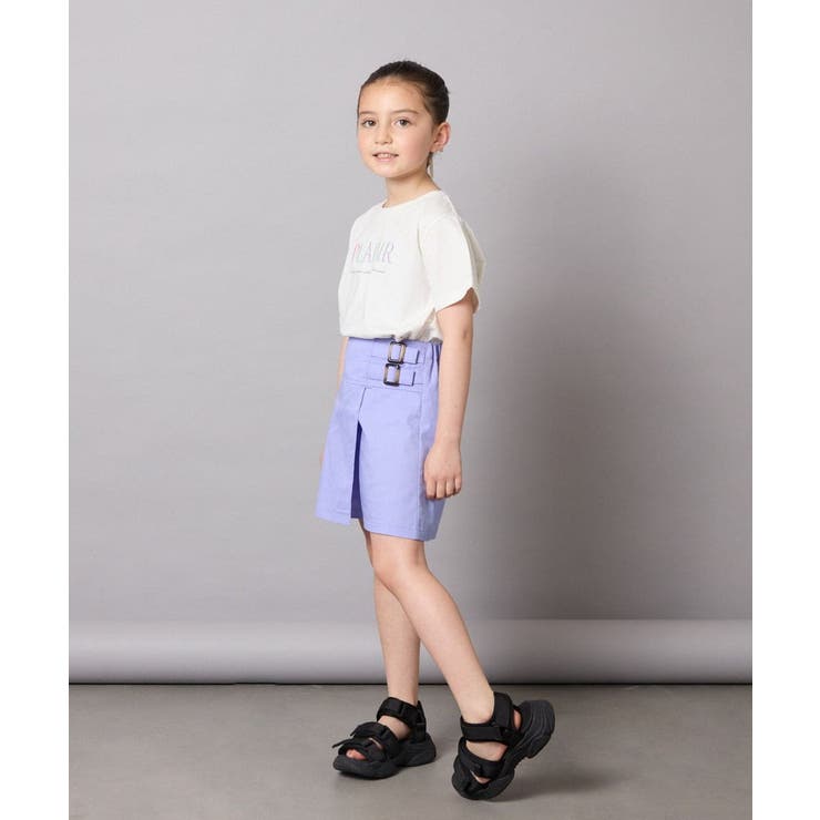 [110-130]【接触冷感/ジメジメ対策】サイドベルトキュロット | a.v.v【KIDS】 | 詳細画像7 