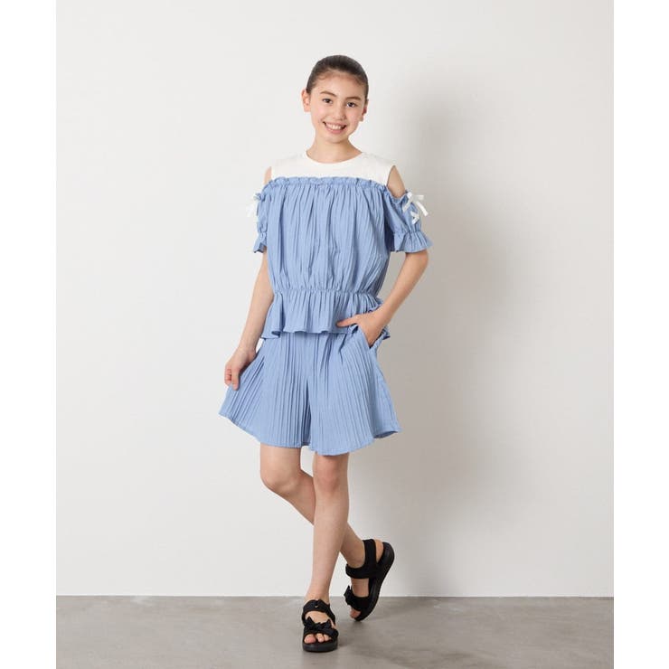 [100-160]【セットアップにも出来る】２タックショートパンツ | a.v.v【KIDS】 | 詳細画像39 