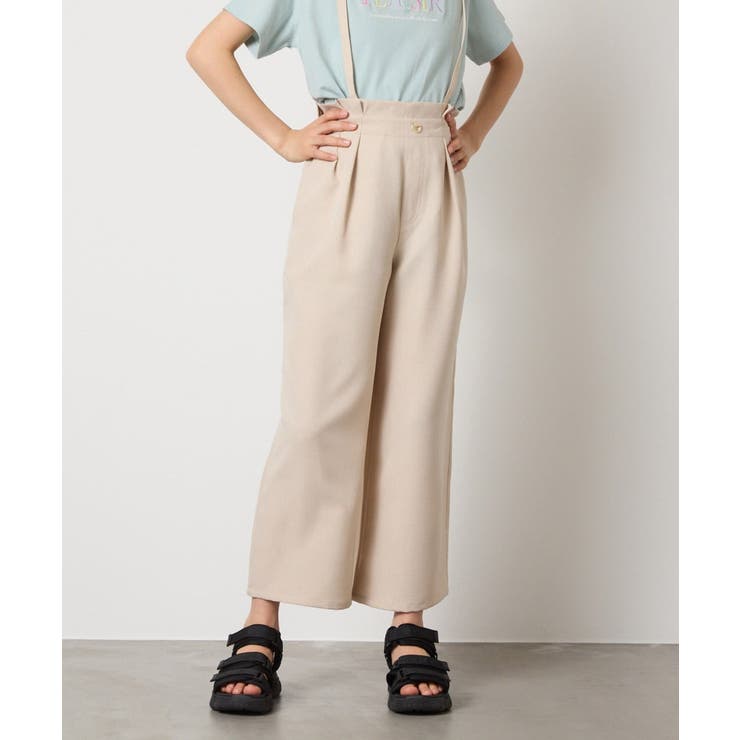 [120-130]サス付きワイドパンツ | a.v.v【KIDS】 | 詳細画像16 