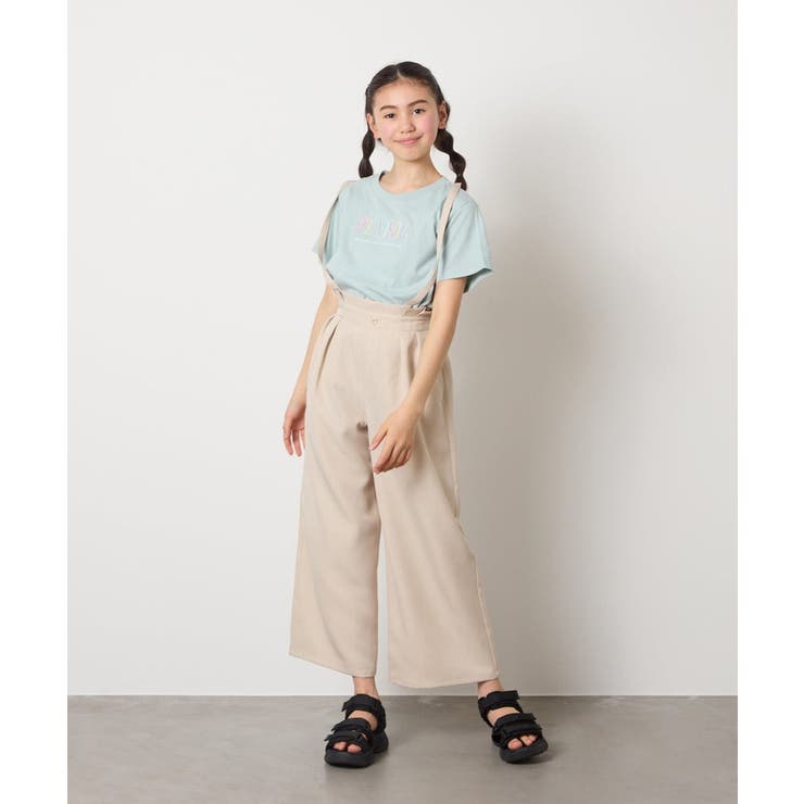 [120-130]サス付きワイドパンツ | a.v.v【KIDS】 | 詳細画像22 