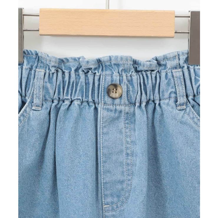 【接触冷感/ジメジメ対策】[100-130]デニムタックキュロット | a.v.v【KIDS】 | 詳細画像5 