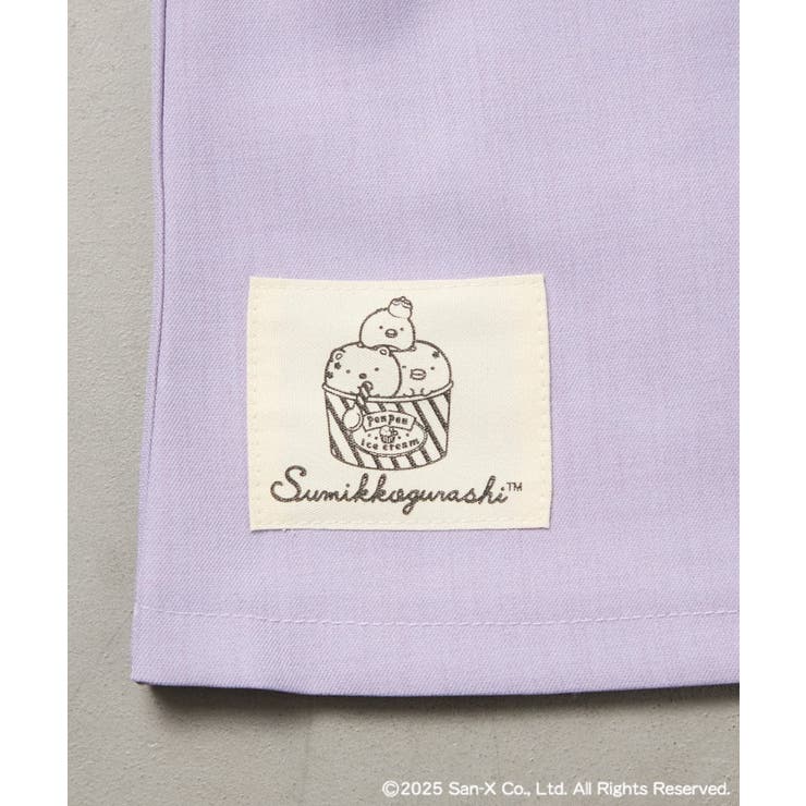 [100-140]すみっコぐらしネーム風ワッペン付きキュロット | a.v.v【KIDS】 | 詳細画像18 