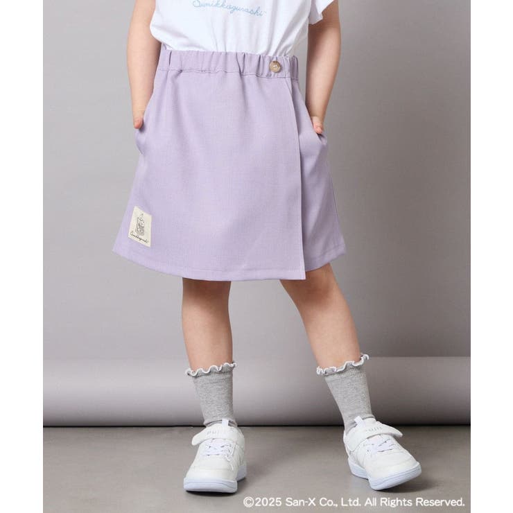 [100-140]すみっコぐらしネーム風ワッペン付きキュロット | a.v.v【KIDS】 | 詳細画像5 