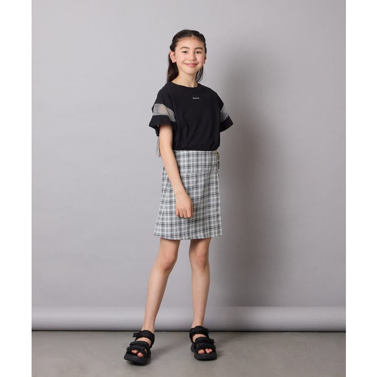 【接触冷感/ジメジメ対策】[160]サイドベルトキュロット | a.v.v【KIDS】 | 詳細画像12 