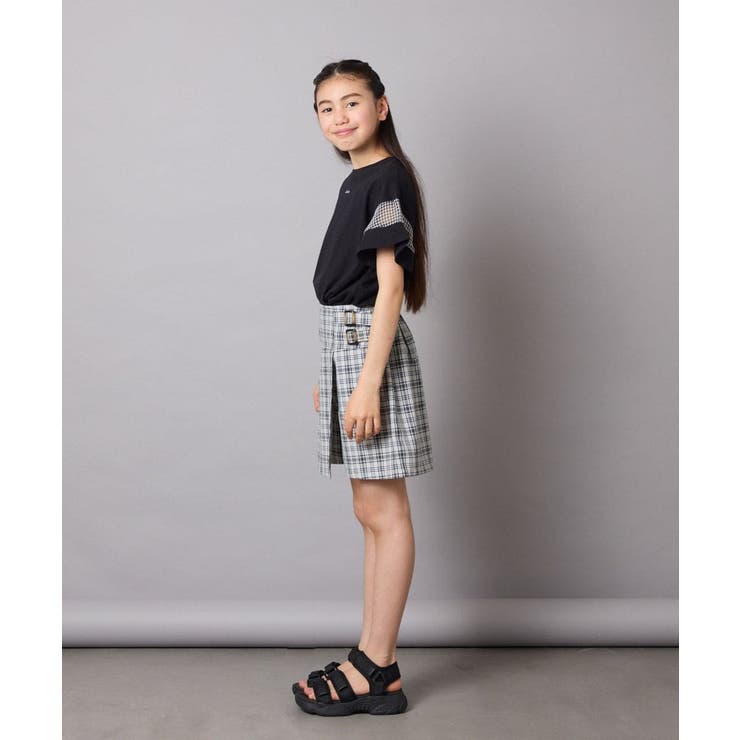 【接触冷感/ジメジメ対策】[160]サイドベルトキュロット | a.v.v【KIDS】 | 詳細画像13 