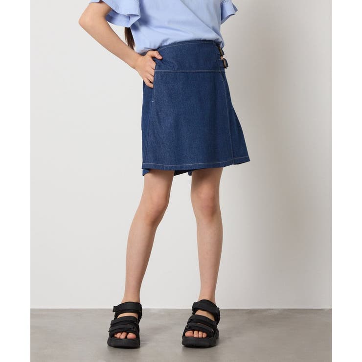 【接触冷感/ジメジメ対策】[160]サイドベルトキュロット | a.v.v【KIDS】 | 詳細画像17 