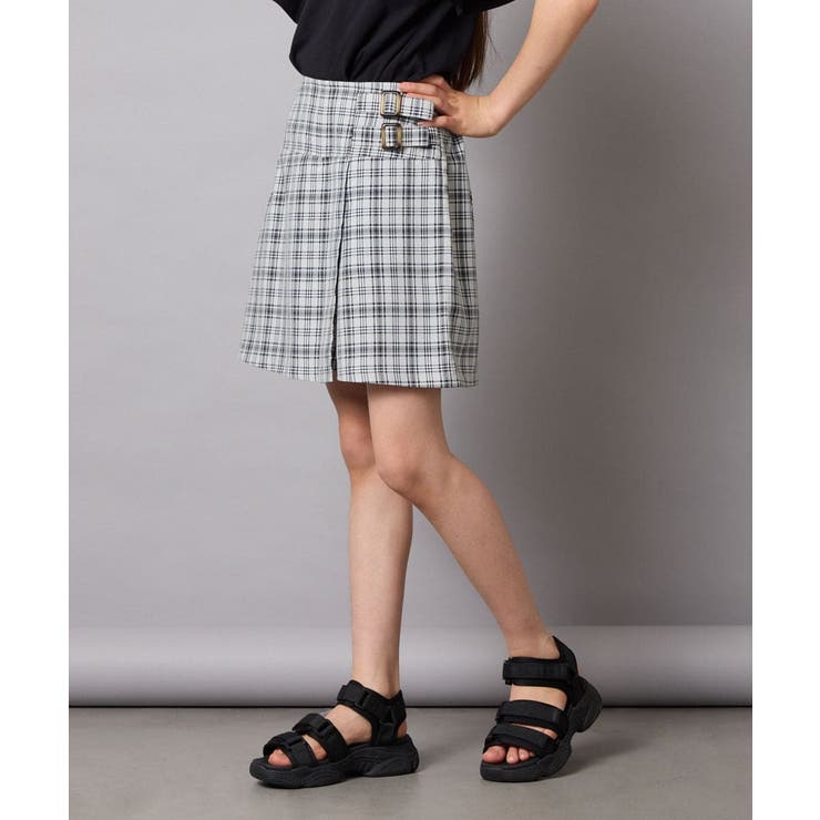 【接触冷感/ジメジメ対策】[160]サイドベルトキュロット | a.v.v【KIDS】 | 詳細画像8 