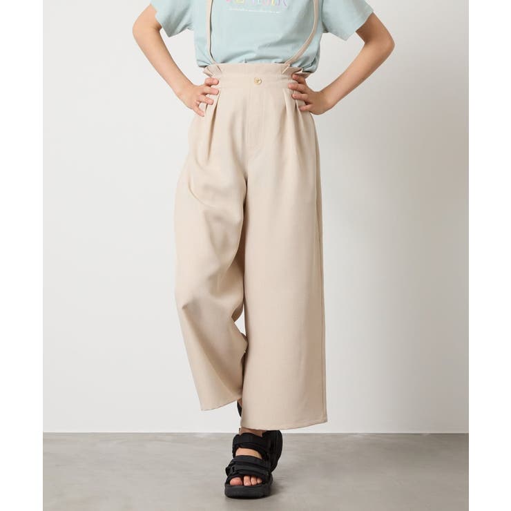 [160]サス付きワイドパンツ | a.v.v【KIDS】 | 詳細画像3 