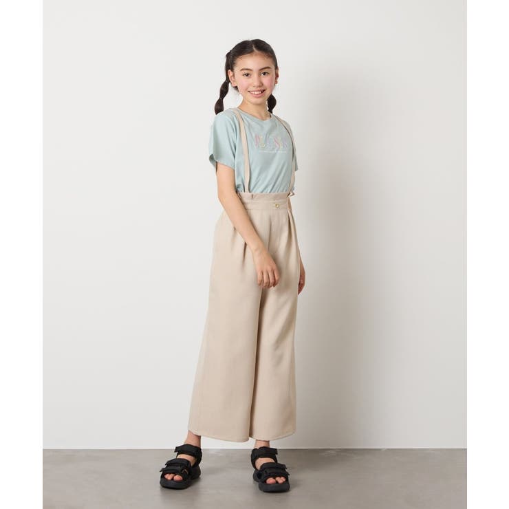 [160]サス付きワイドパンツ | a.v.v【KIDS】 | 詳細画像8 