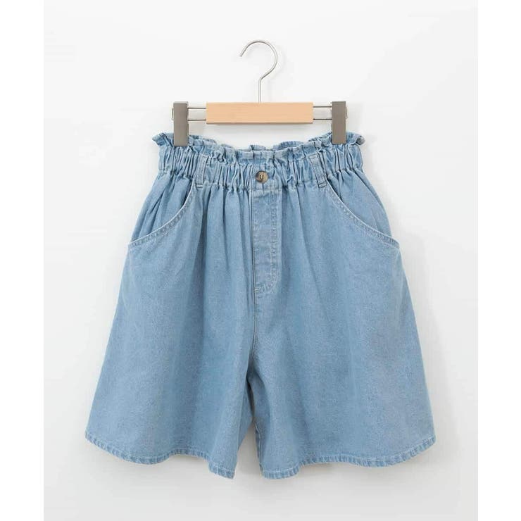 [160]【接触冷感】デニムタックキュロット | a.v.v【KIDS】 | 詳細画像29 