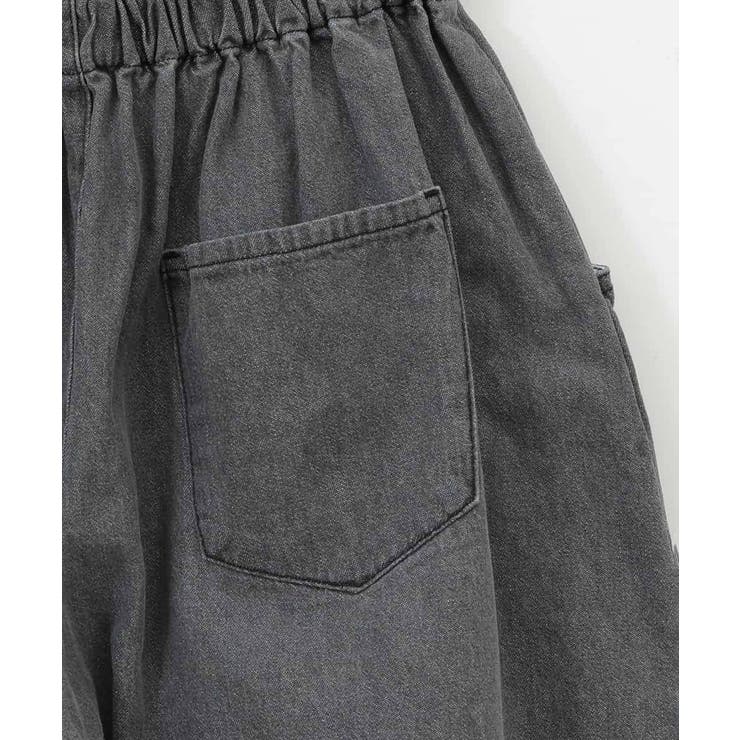 [160]【接触冷感】デニムタックキュロット | a.v.v【KIDS】 | 詳細画像34 