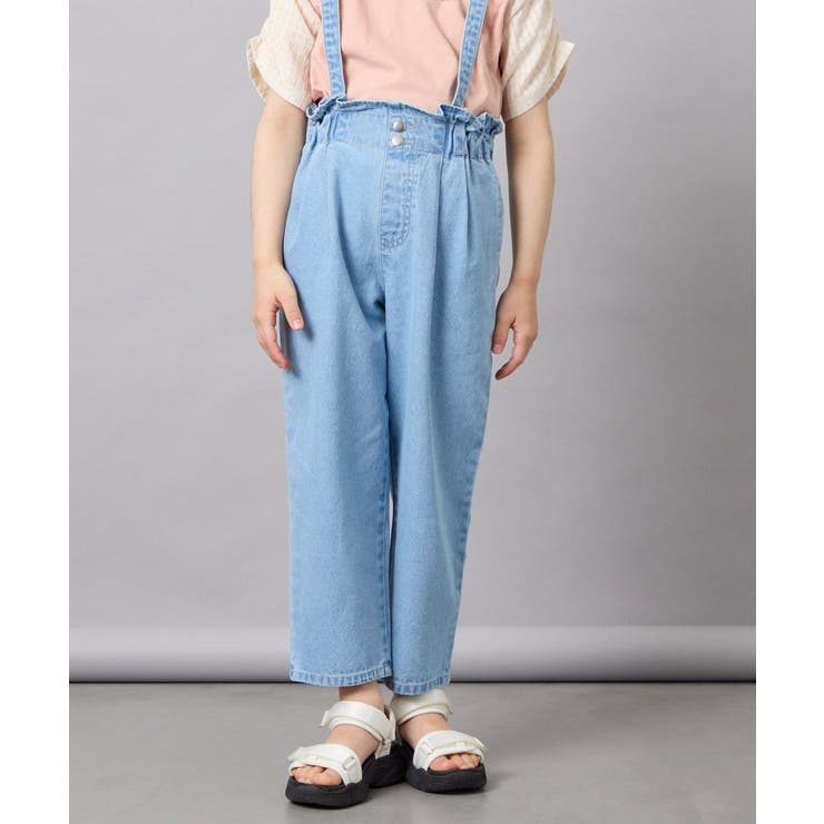 [120-160]サス付きテーパードパンツ | a.v.v【KIDS】 | 詳細画像1 