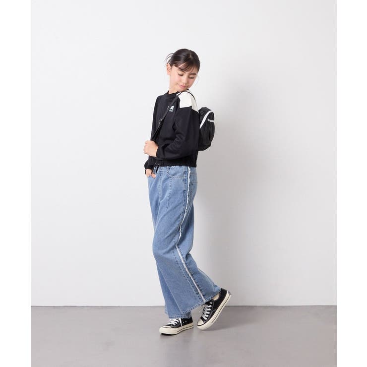 [120-160]フリンジケミカルワイドデニム | a.v.v【KIDS】 | 詳細画像10 