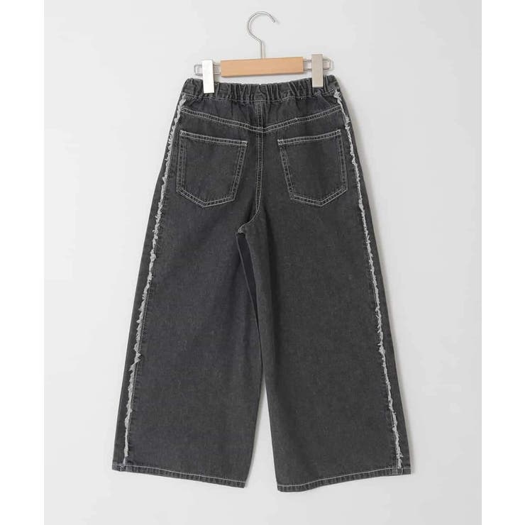 [120-160]フリンジケミカルワイドデニム | a.v.v【KIDS】 | 詳細画像22 