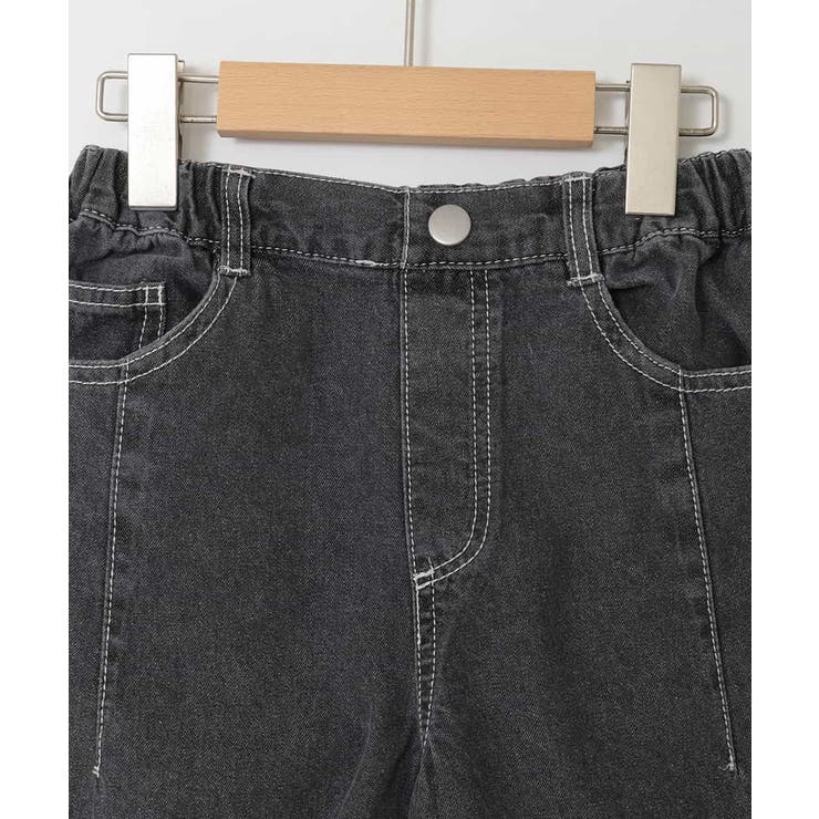 [120-160]フリンジケミカルワイドデニム | a.v.v【KIDS】 | 詳細画像23 