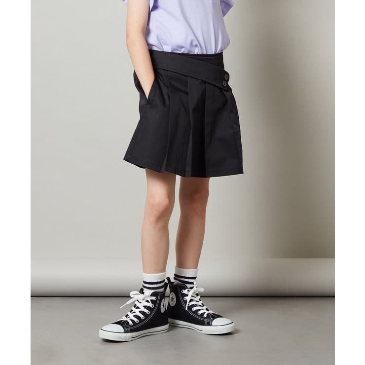 [100-130]ラッププリーツキュロット | a.v.v【KIDS】 | 詳細画像1 