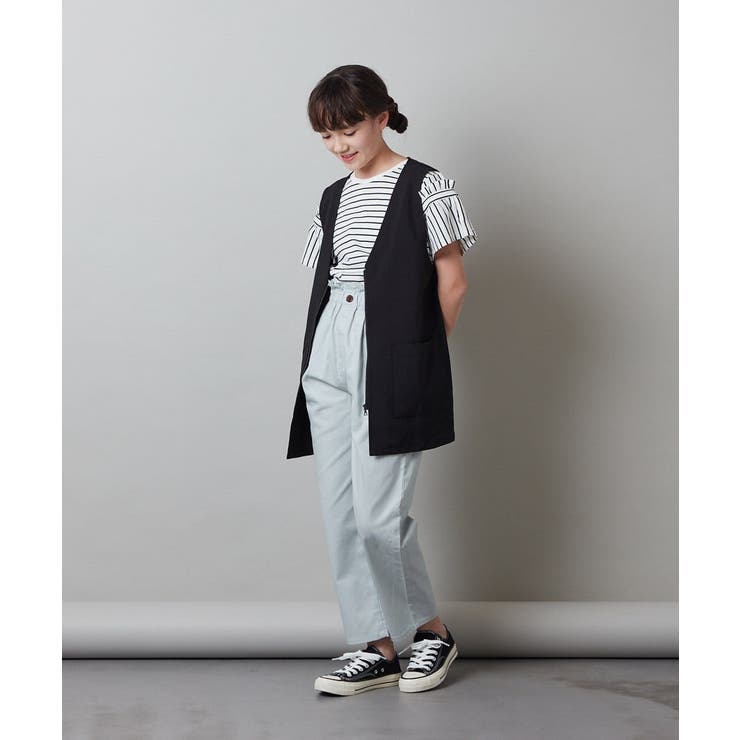 [140-150]サスペンダー付きテーパードパンツ | a.v.v【KIDS】 | 詳細画像29 