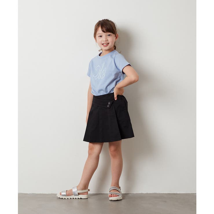 [140-150]ラッププリーツキュロット[品番：ITKW0012194]｜a.v.v【KIDS】（アーヴェヴェ）のキッズファッション通販｜SHOPLIST（ショップリスト）