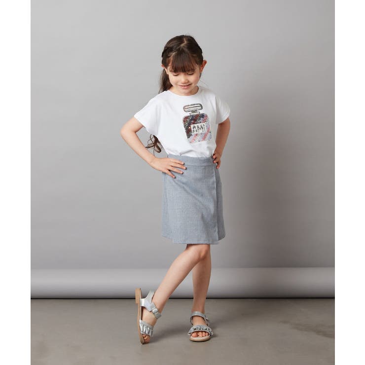 [100-130]【セットアップ対応】ラップデザインショートパンツ | a.v.v【KIDS】 | 詳細画像5 