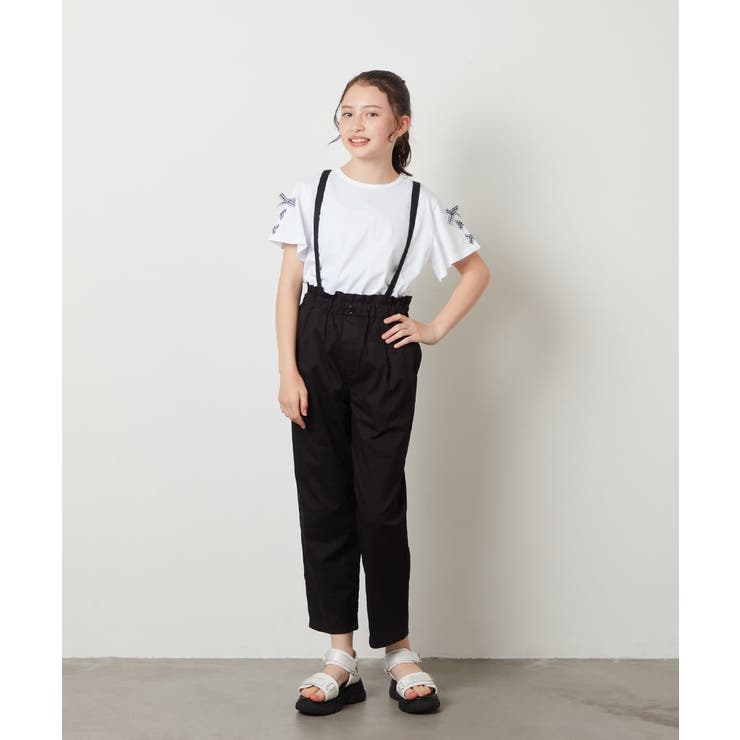 [100-130]サスペンダー付きテーパードパンツ | a.v.v【KIDS】 | 詳細画像13 