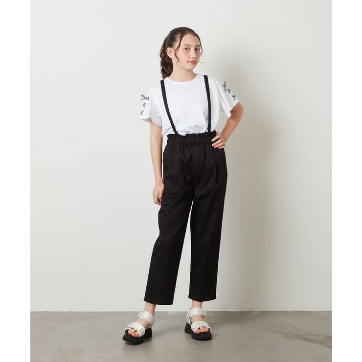 [100-130]サスペンダー付きテーパードパンツ | a.v.v【KIDS】 | 詳細画像15 