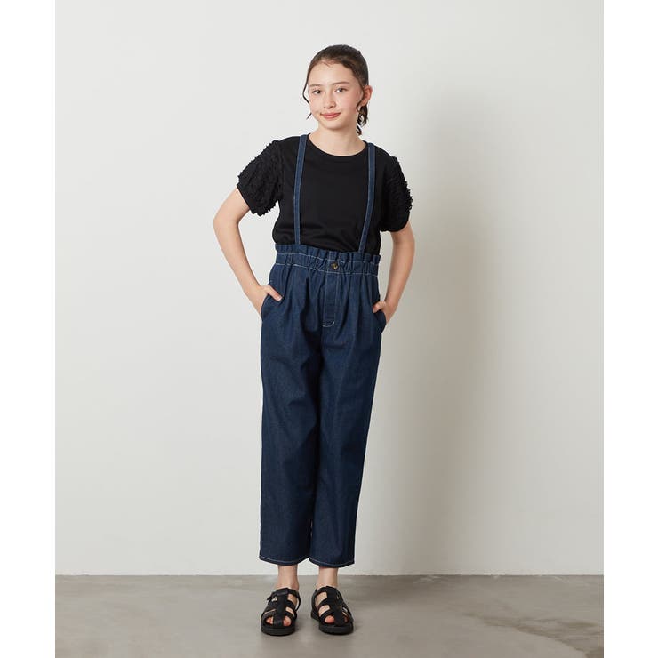 [100-130]サスペンダー付きテーパードパンツ | a.v.v【KIDS】 | 詳細画像33 