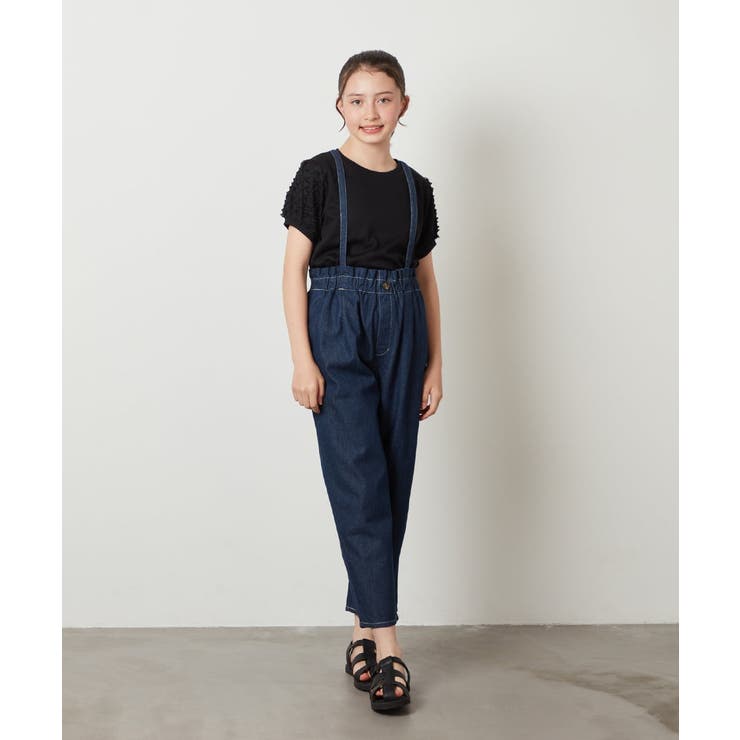 [100-130]サスペンダー付きテーパードパンツ | a.v.v【KIDS】 | 詳細画像34 