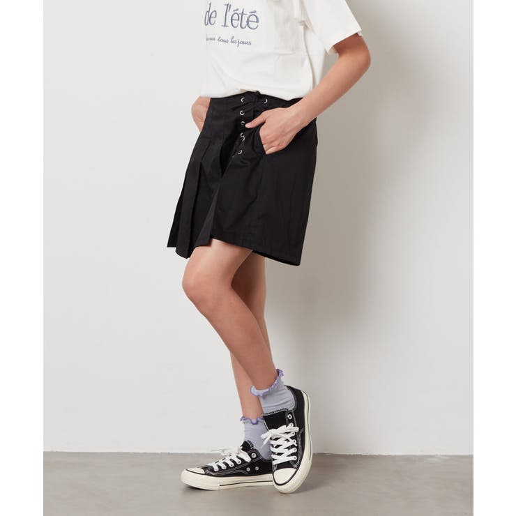 [100-130]レースアッププリーツスカパン | a.v.v【KIDS】 | 詳細画像16 