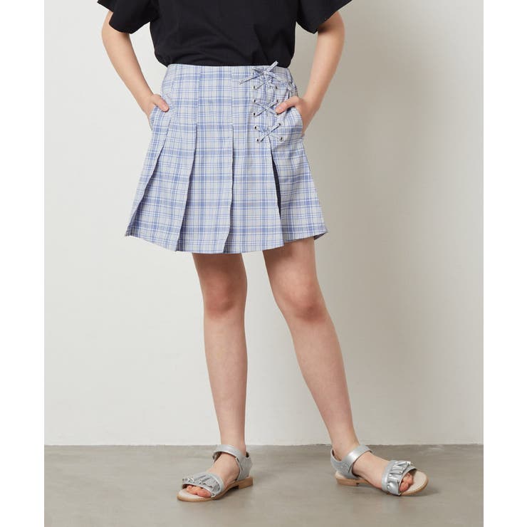 [100-130]レースアッププリーツスカパン | a.v.v【KIDS】 | 詳細画像26 