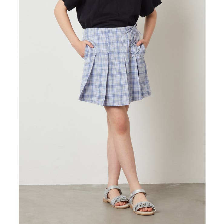 [100-130]レースアッププリーツスカパン | a.v.v【KIDS】 | 詳細画像28 