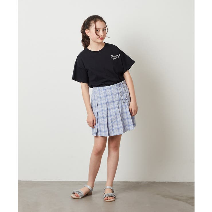 [100-130]レースアッププリーツスカパン | a.v.v【KIDS】 | 詳細画像32 