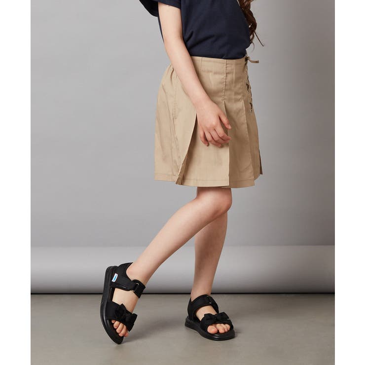 [100-130]レースアッププリーツスカパン | a.v.v【KIDS】 | 詳細画像38 