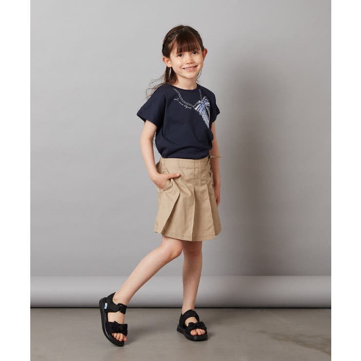 [100-130]レースアッププリーツスカパン | a.v.v【KIDS】 | 詳細画像43 