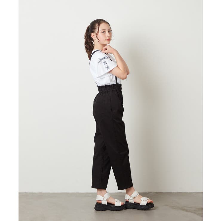 [140-150]サスペンダー付きテーパードパンツ | a.v.v【KIDS】 | 詳細画像18 