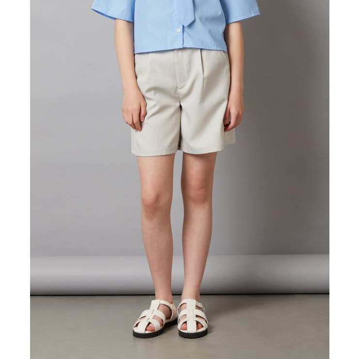 OUTIL ウティ PANTALON CONLIE 1タックワイドショートパンツ OUTIL ウティ PANTALON CONLIE 1タックワイドショートパンツ パンツ