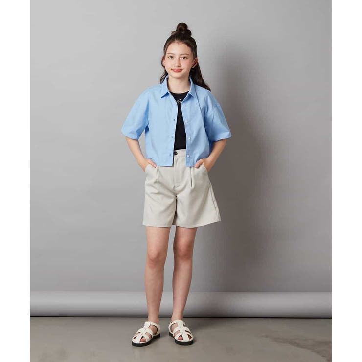 [140-150]ワンタックショートパンツ | a.v.v【KIDS】 | 詳細画像11 