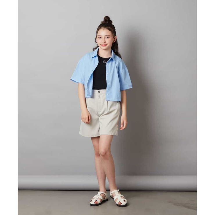 [140-150]ワンタックショートパンツ | a.v.v【KIDS】 | 詳細画像14 