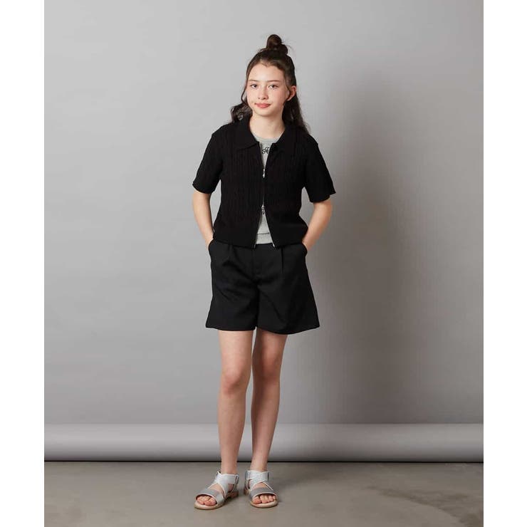 [140-150]ワンタックショートパンツ | a.v.v【KIDS】 | 詳細画像22 