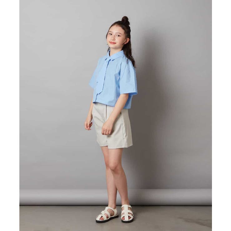 [140-150]ワンタックショートパンツ | a.v.v【KIDS】 | 詳細画像6 