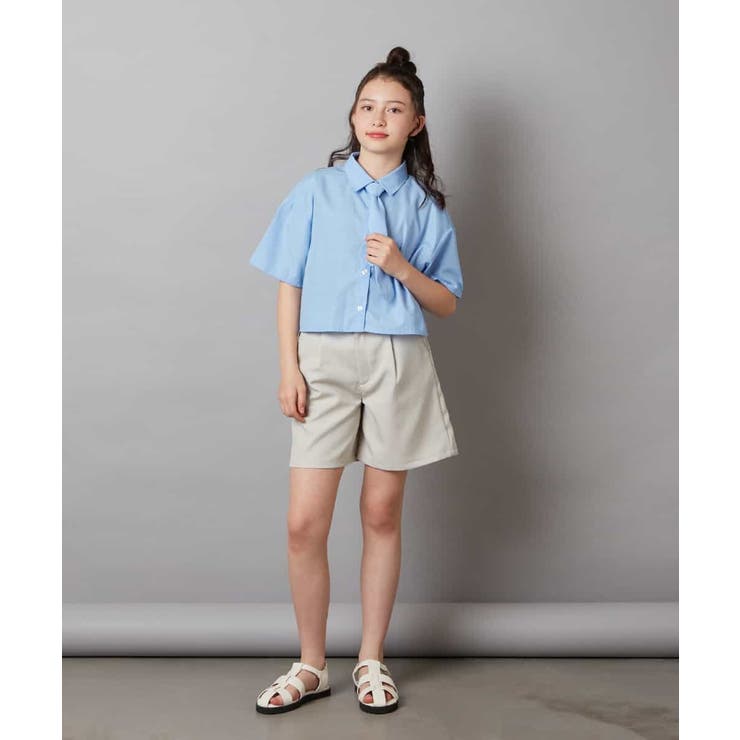 [140-150]ワンタックショートパンツ | a.v.v【KIDS】 | 詳細画像7 